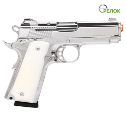 Пістолет стартовий KUZEY 911SX хром з дод. магазином