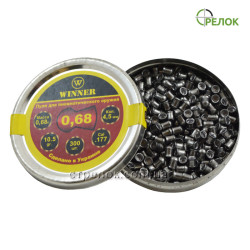 Пули Winner 0,68 г (300 шт) круглоголовые Пули Winner 0,68 г (300 шт) круглоголовые
