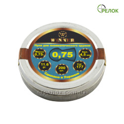 Пули Winner 0,75 г (200 шт) круглоголовые