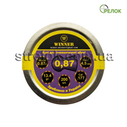 Пули Winner 0,87 г (200 шт) круглоголовые Пули Winner 0,87 г (200 шт) круглоголовые