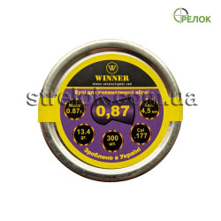 Пули Winner 0,87 г (300 шт) круглоголовые Пули Winner 0,87 г (300 шт) круглоголовые