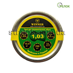 Пули Winner 1,03 г (250 шт) Пули Winner 1,03 г (250 шт)