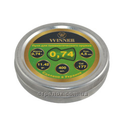 Пули Winner 0,74 г (400 шт)