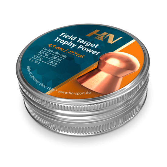 Пули H&N Field Target Trophy Power 0,57 г 300 шт Пули H&N Field Target Trophy Power 0,57 г 300 шт
