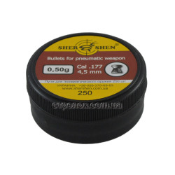 Пули Shershen 0,50 г 250 шт Пули Shershen 0,50 г 250 шт