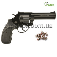 Револьвер под патрон Флобера Stalker S 4.5" black черная рукоять