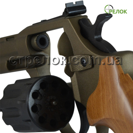 Револьвер под патрон Флобера Safari PRO 441 Bronze, бук