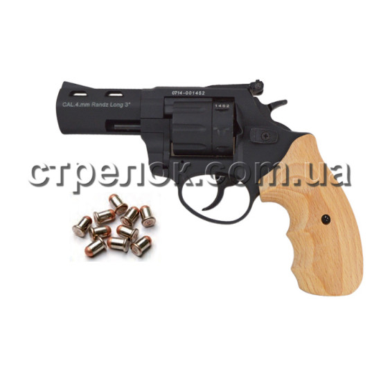 Револьвер под патрон Флобера Streamer R2 black бук