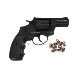 Револьвер под патрон Флобера Trooper 2.5 black пластик