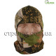 Балаклава однодырочная, лесной камуфляж