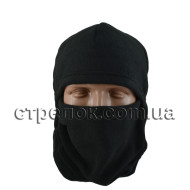 Балаклава (теплая) флисовая однодырочная, черная