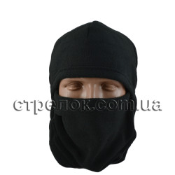 Балаклава (теплая) флисовая однодырочная, черная