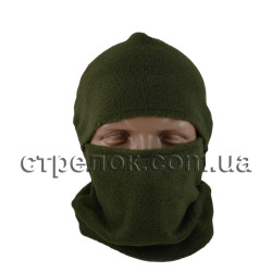 Балаклава (теплая) флисовая однодырочная, олива