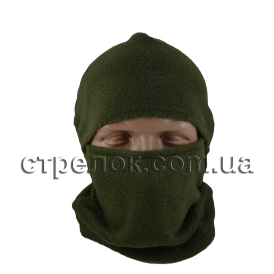 Балаклава (теплая) флисовая однодырочная, олива