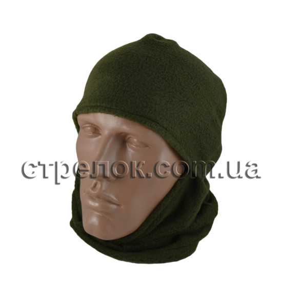 Балаклава (теплая) флисовая однодырочная, олива