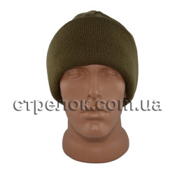 Шапка балаклава вязаная, хаки (зимняя)