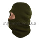 Шапка балаклава вязаная, олива (зимняя)