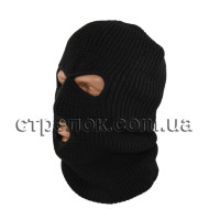 Балаклава трехдырочная Mil-Tec, черная