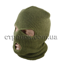 Балаклава трехдырочная Mil-Tec, олива