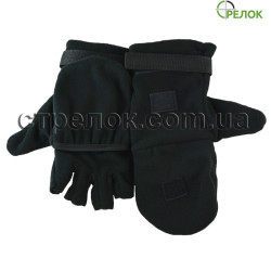 Перчатки-варежки Стрелок, черные