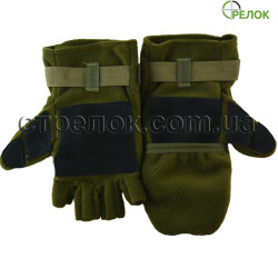 Перчатки-варежки Стрелок, олива