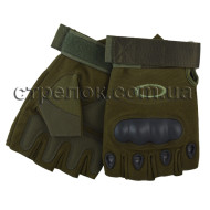 Перчатки тактические OAKLEY беспалые, олива