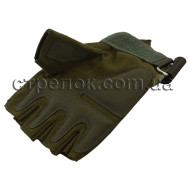 Перчатки тактические OAKLEY беспалые, олива