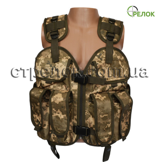 Разгрузочный жилет Стрелок №1 пиксель (CORDURA)