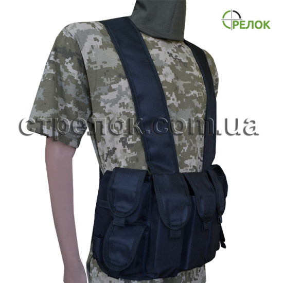 Разгрузочный жилет Стрелок №2 черный Разгрузочный жилет Стрелок №2 черный