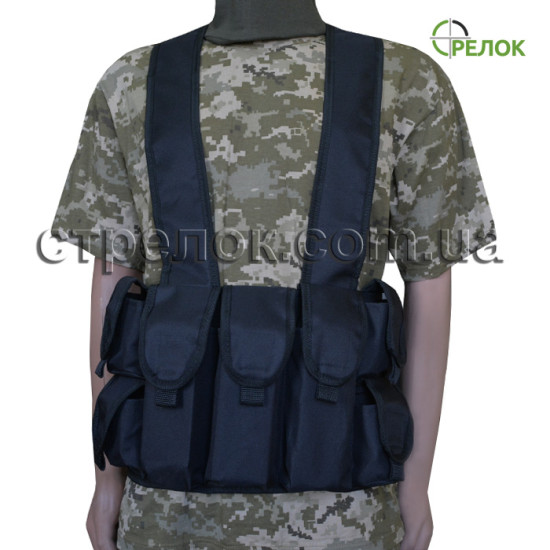 Разгрузочный жилет Стрелок №2 черный Разгрузочный жилет Стрелок №2 черный