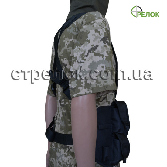 Разгрузочный жилет Стрелок №2 черный Разгрузочный жилет Стрелок №2 черный