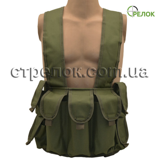Разгрузочный жилет Стрелок №2 олива Разгрузочный жилет Стрелок №2 олива