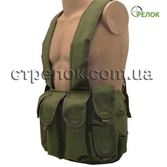 Разгрузочный жилет Стрелок №2 олива Разгрузочный жилет Стрелок №2 олива
