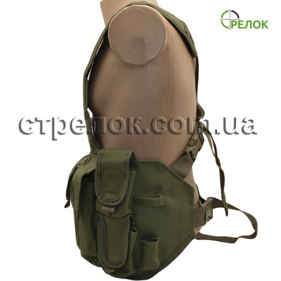 Разгрузочный жилет Стрелок №2 олива Разгрузочный жилет Стрелок №2 олива