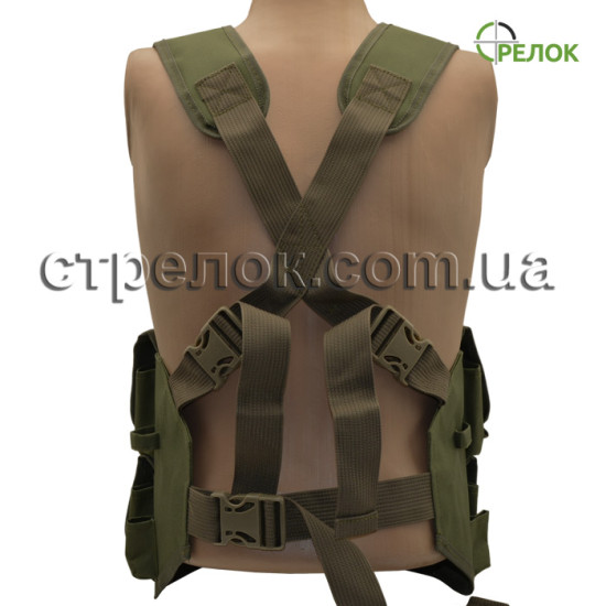 Разгрузочный жилет Стрелок №2 олива Разгрузочный жилет Стрелок №2 олива