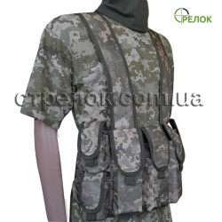 Разгрузочный жилет Стрелок №2 пиксель (CORDURA)