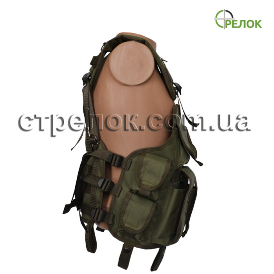 Разгрузочный жилет Стрелок №1 олива Разгрузочный жилет Стрелок №1 олива