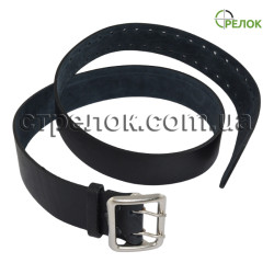 Ремень кожаный, черный