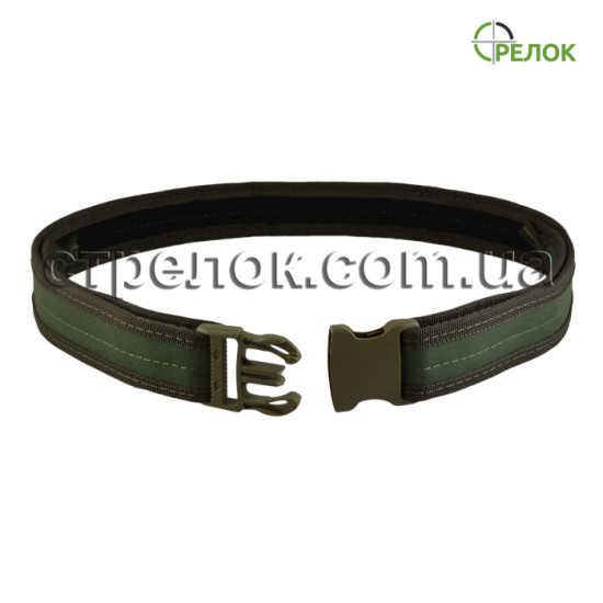 Ремень поясной тактический Стрелок, 40 мм олива
