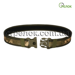 Ремень поясной тактический Стрелок (жесткий), светлый пиксель
