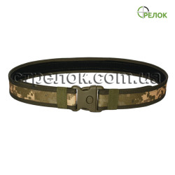 Ремень поясной тактический Стрелок (жесткий), светлый пиксель