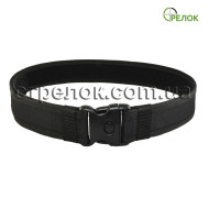 Ремень поясной тактический Стрелок (жесткий), черный