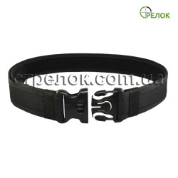 Ремень поясной тактический Стрелок (жесткий), черный