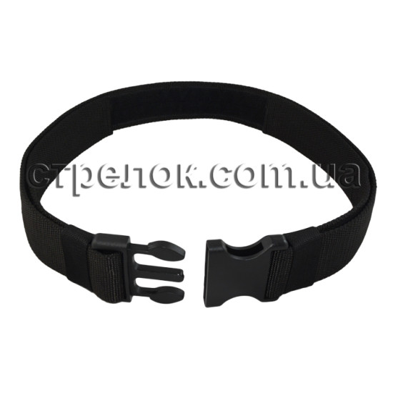 Ремень тактический поясной Стрелок, черный