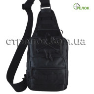 Сумка синтетическая плечевая с кобурой Стрелок СП-2, черная