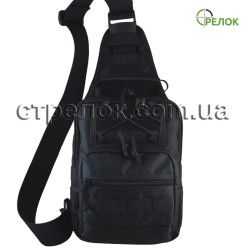 Сумка синтетическая плечевая с кобурой Стрелок СП-2, черная