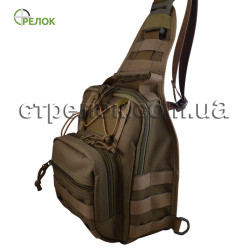 Сумка синтетическая плечевая с кобурой Стрелок СП-2, койот