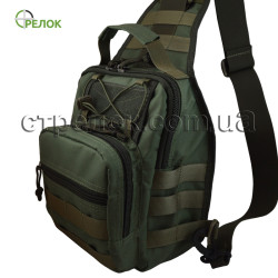 Сумка синтетическая плечевая с кобурой Стрелок СП-2, олива