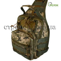 Сумка синтетическая плечевая с кобурой Стрелок СП-2, пиксель