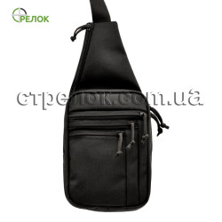 Сумка-кобура наплічна Стрілок СП-3, чорна (для шульги)